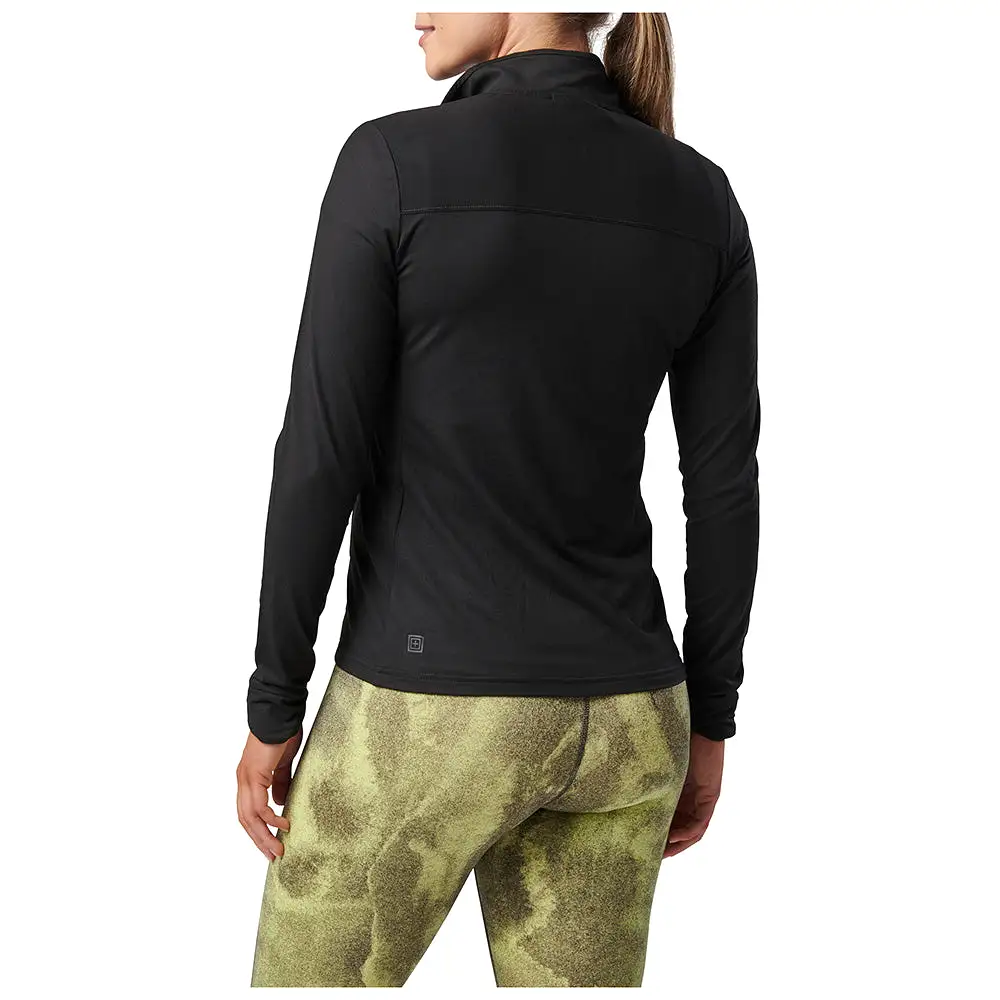 66028-019 SUDADERA CATALYST CON CIERRE COMPLETO PARA DAMA NEGRA MARCA 5.11 TACTICAL