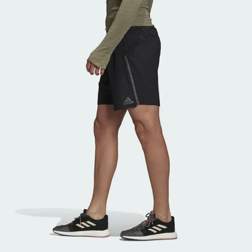 adidas Saturday Running Shorts Mens Sustainable Fitness Phone Pocket Black