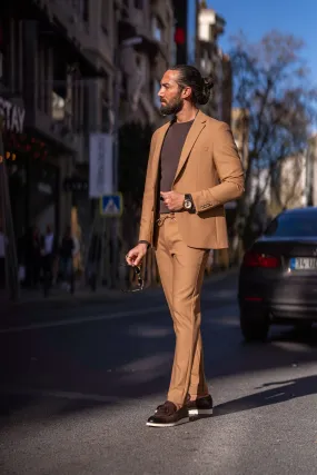 Alexandria Camel Casual Sport Suit