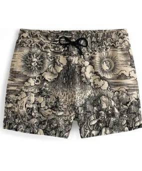 Aloha from Deer Men's Grey Fifth Seal Swimming Shorts