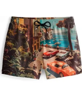 Aloha from Deer Men's Old School Swimming Shorts