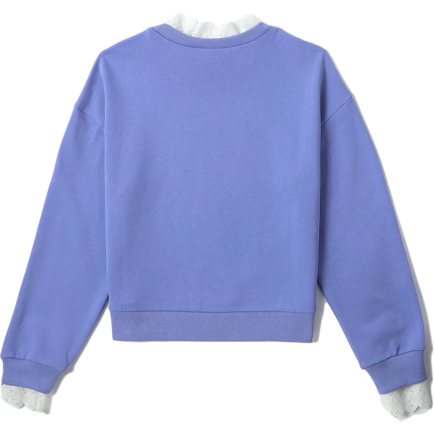 BAPY LACE SWEATSHIRT LADIES