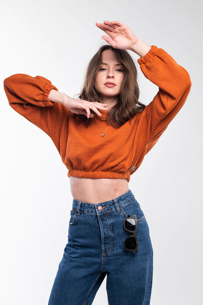 Bee And Alpaca Fresh Crop Top Sweatshirt