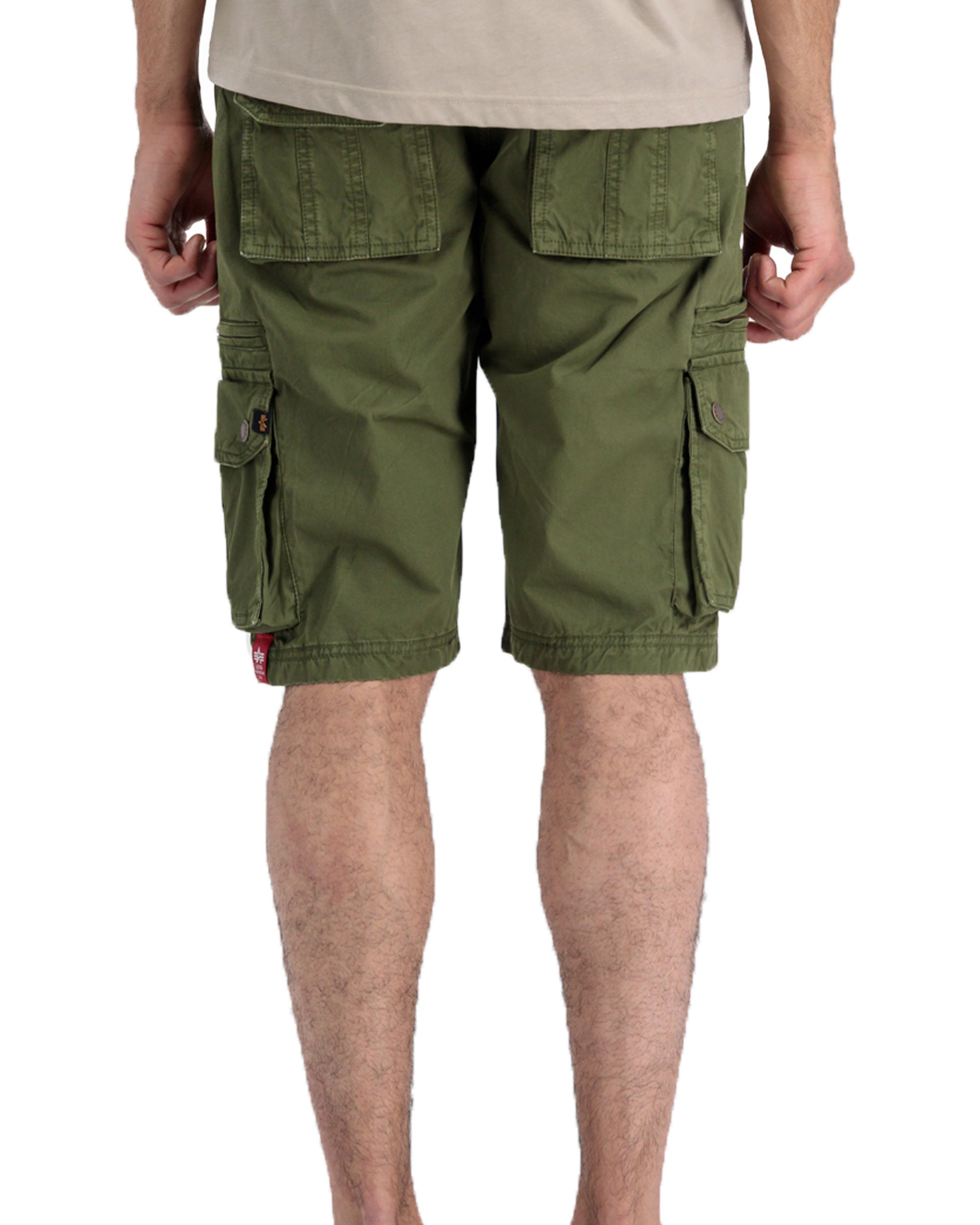 Bermuda Uomo Aplha Industries Short Dark Olive