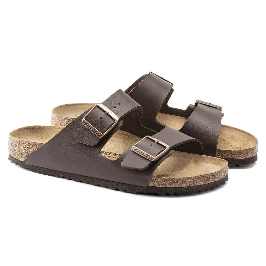 BIRKENSTOCK | SANDALIAS UNISEX | ARIZONA NL DARK BROWN | MARRN | S - NARROW