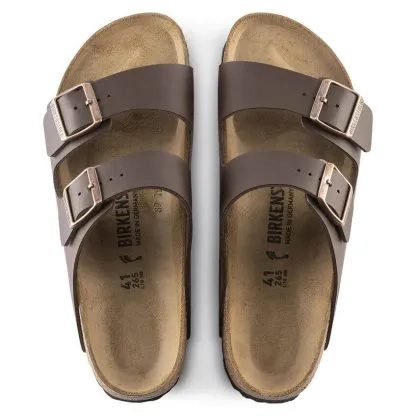 BIRKENSTOCK | SANDALIAS UNISEX | ARIZONA NL DARK BROWN | MARRN | S - NARROW