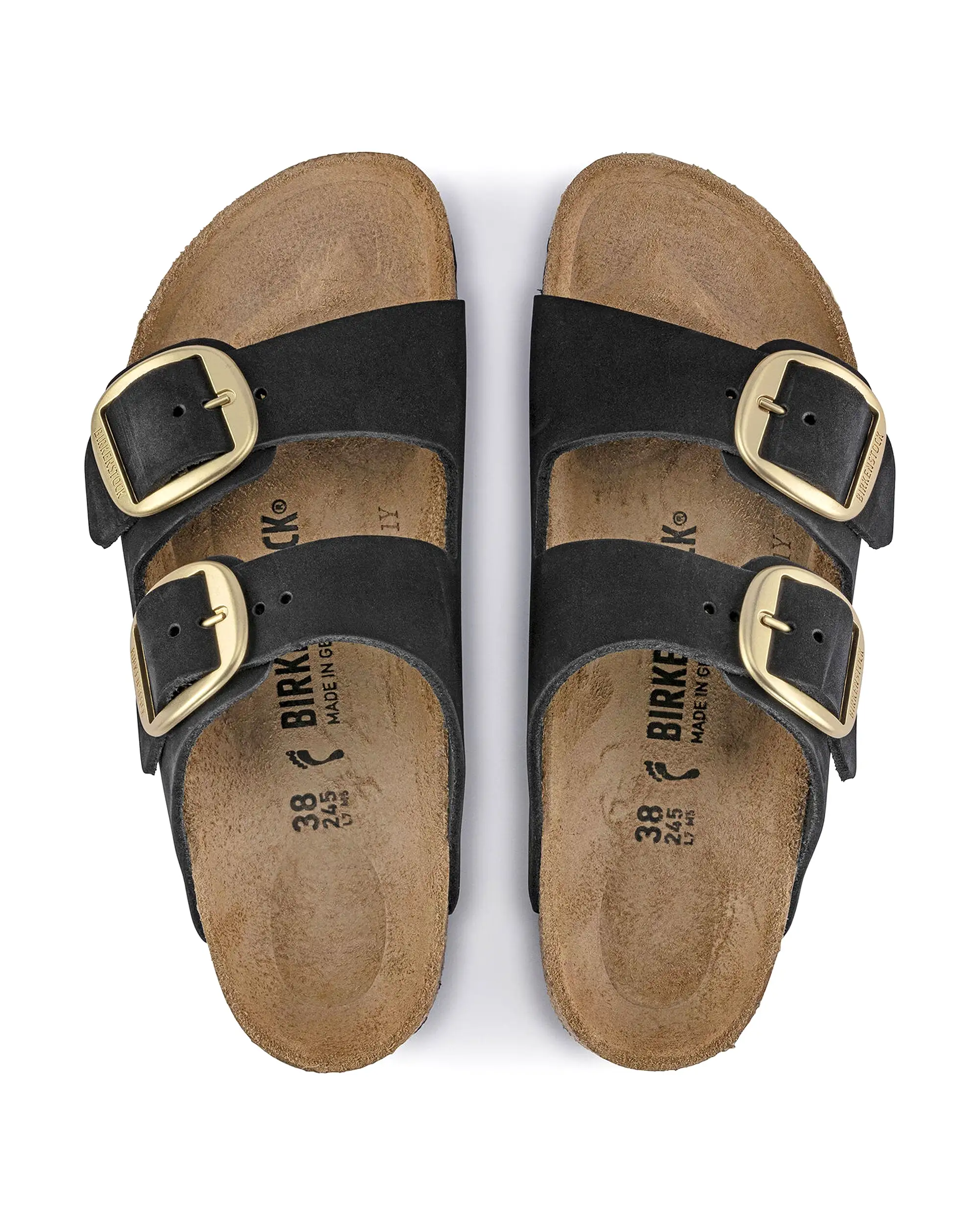 Birkenstock Arizona Big Buckle Black Calzata Stretta