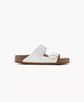 Birkenstock Arizona BirkiBuc Earthy White Vegan Sandals