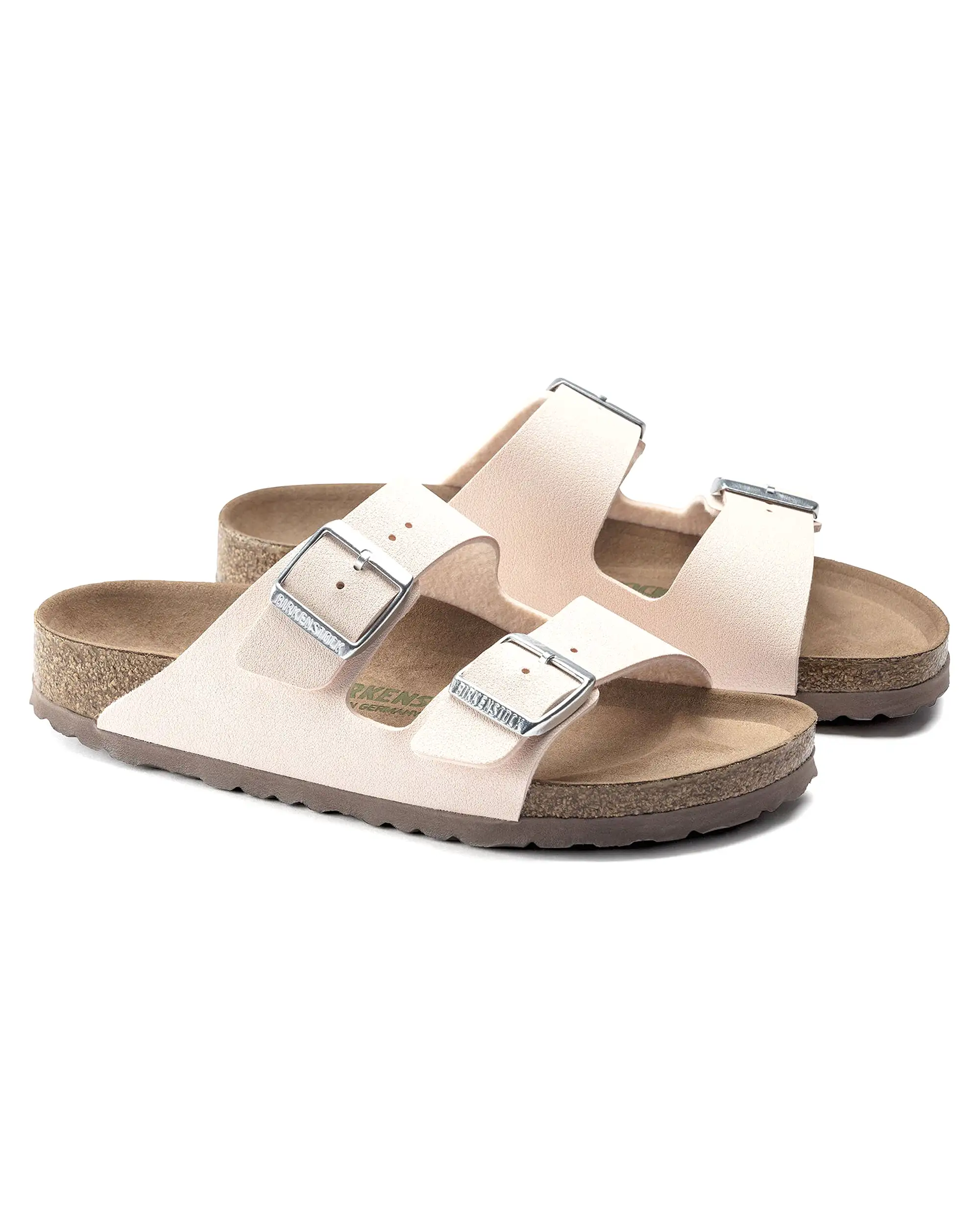 Birkenstock Arizona Earthy Light Rose Vegan Calzata Stretta