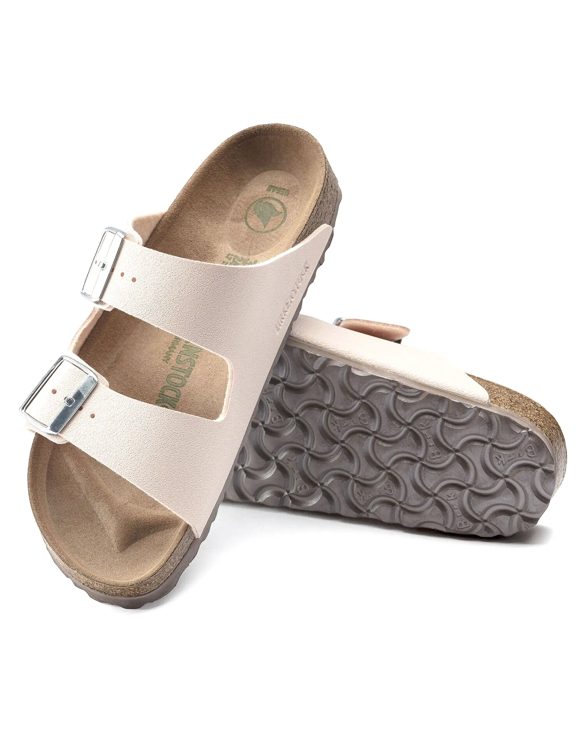 Birkenstock Arizona Earthy Light Rose Vegan Calzata Stretta