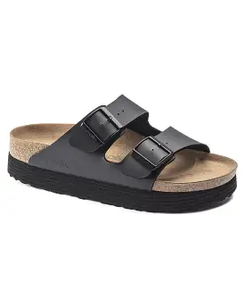 Birkenstock Arizona grooved black vegan Calzata Stretta