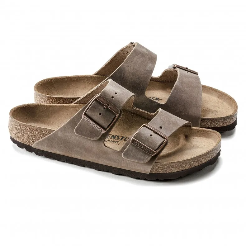 Birkenstock Arizona Narrow Fit (Tobacco Brown Oiled Leather)