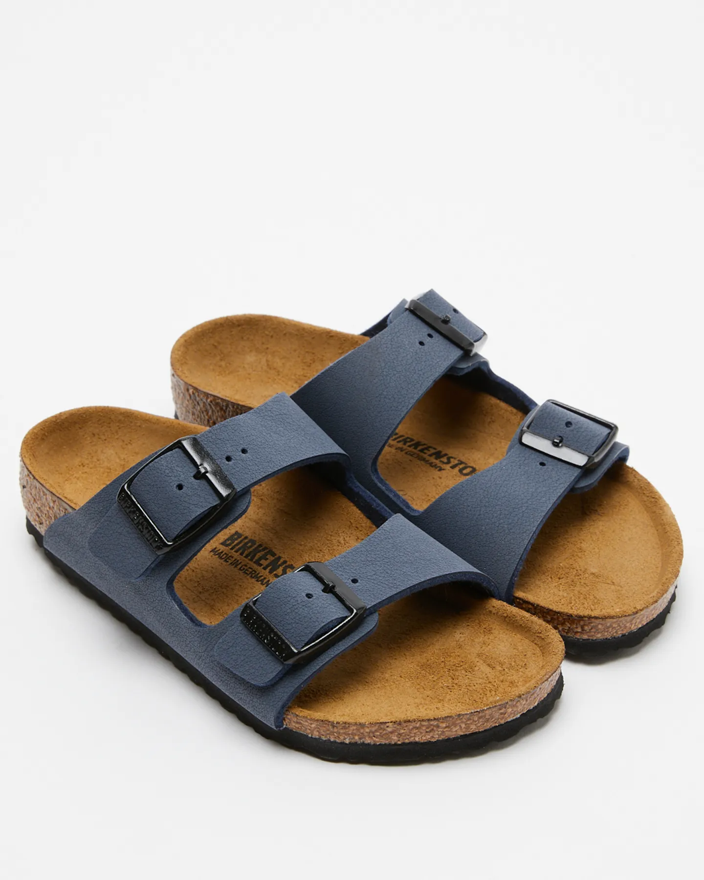 Birkenstock Arizona Sandal - Youth - Nubuck Navy | SurfStitch