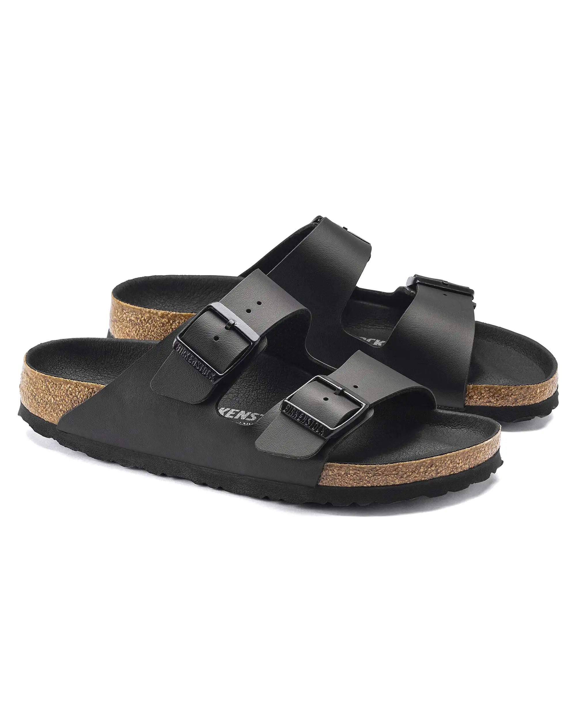 Birkenstock Arizona Triples Black Calzata Stretta