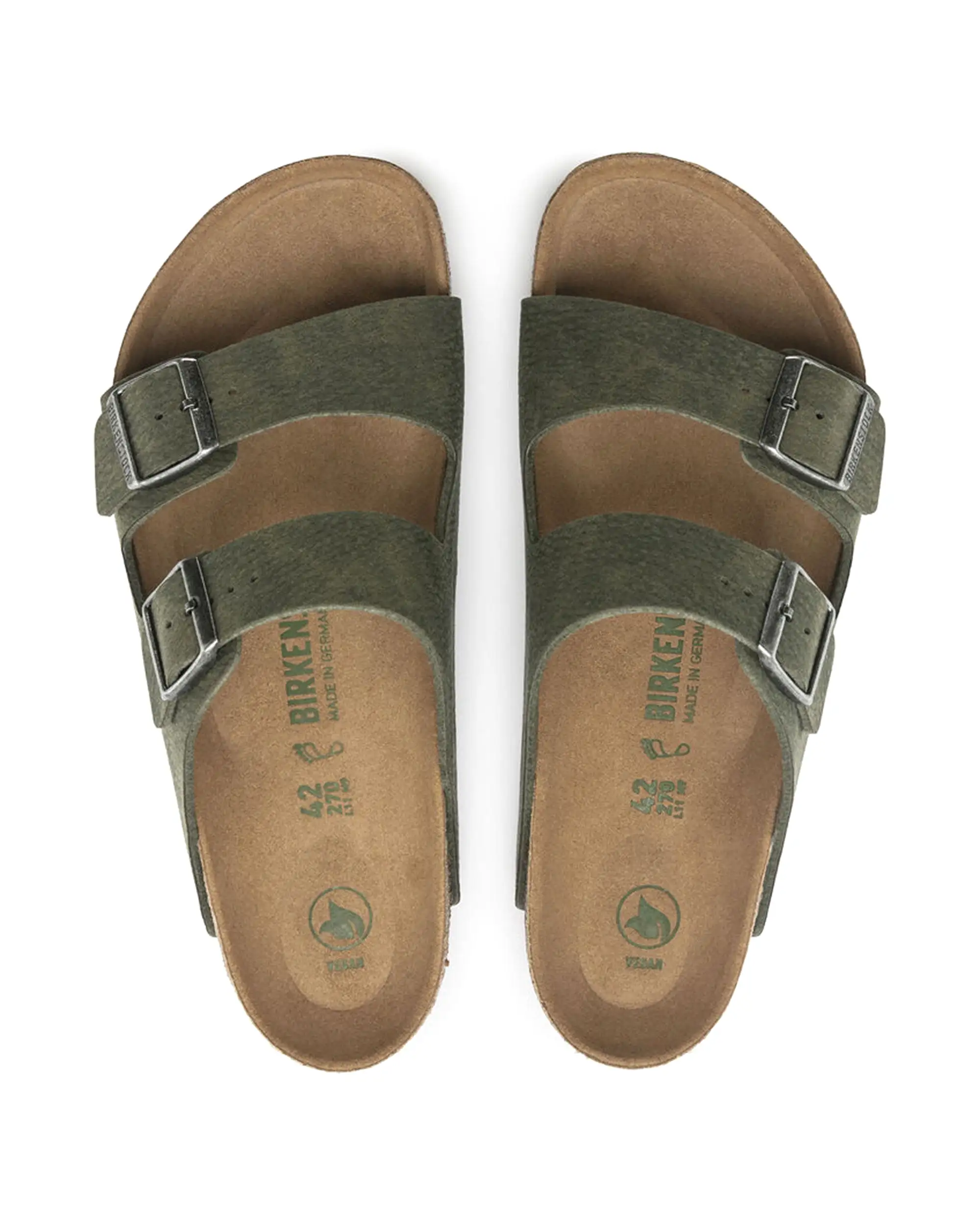 Birkenstock Arizona vegan Microfibra Desert Dust Thyme