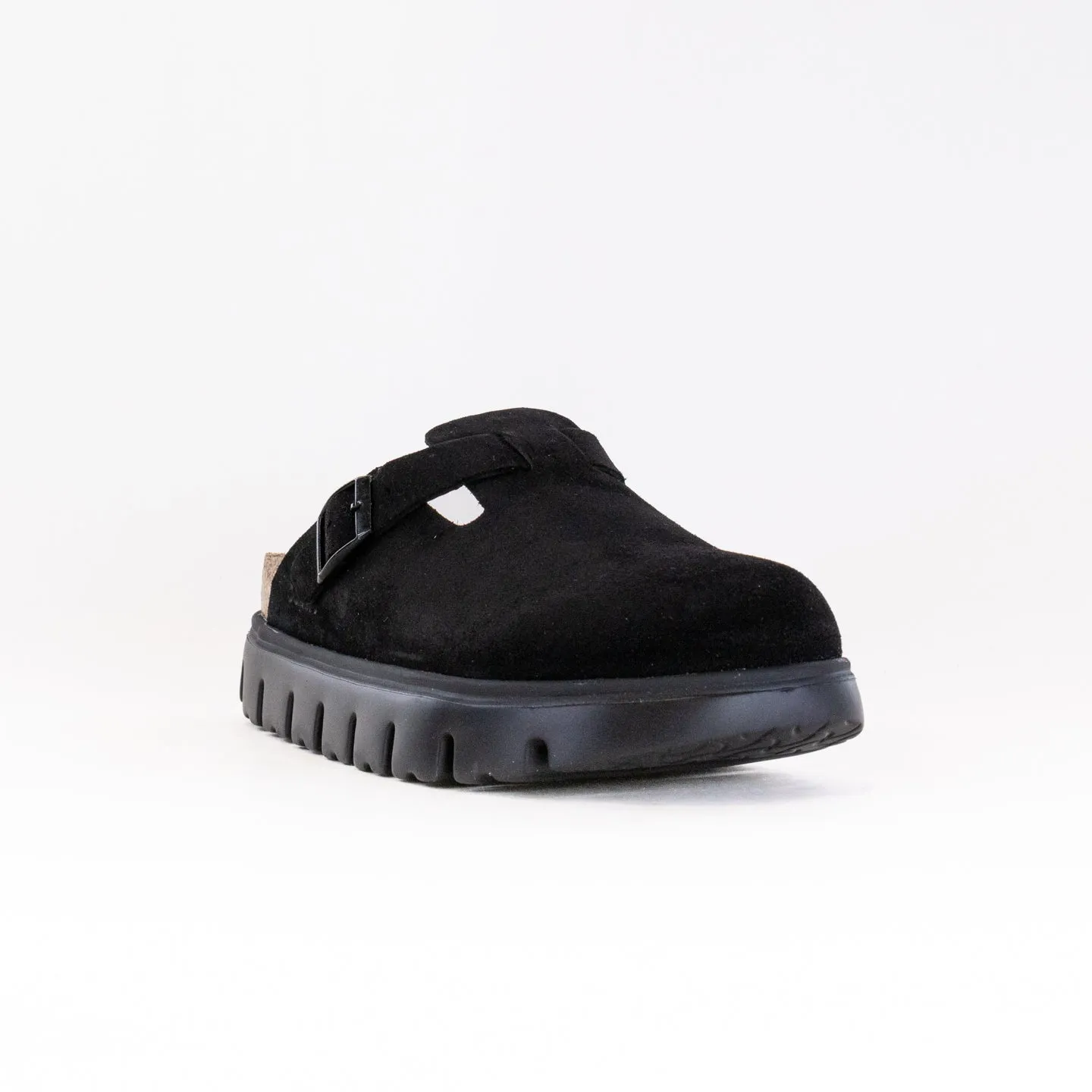 Birkenstock Boston Pap Chunky (Women's) - Black/Black