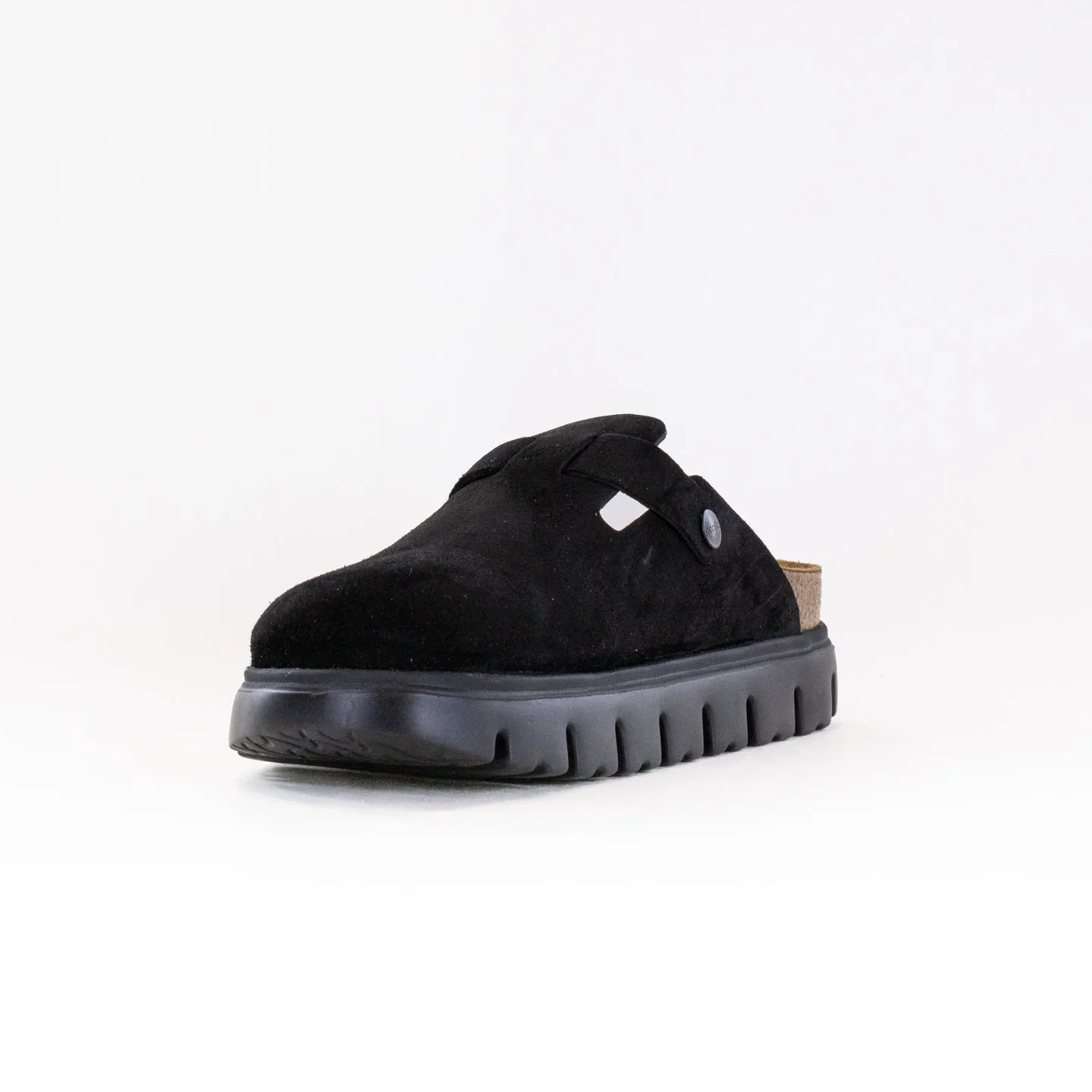 Birkenstock Boston Pap Chunky (Women's) - Black/Black