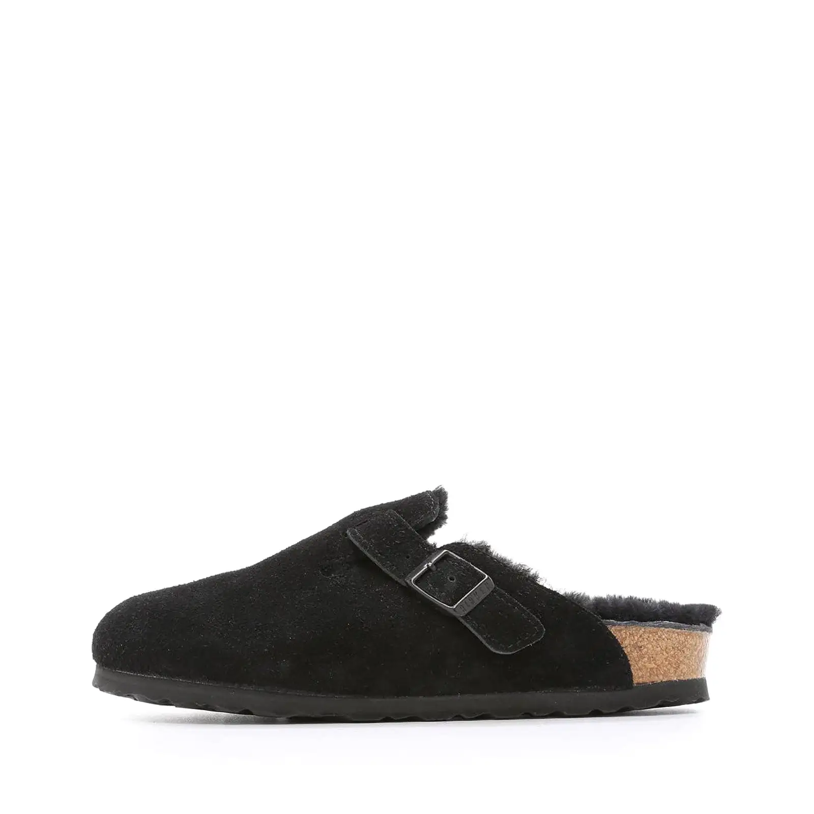 Birkenstock Boston Shearling 0259881 (Black Suede)