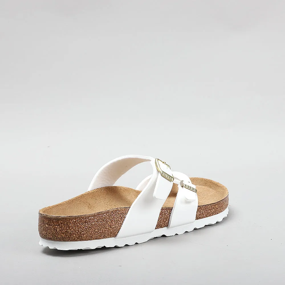 BIRKENSTOCK MAYARI 1005280 BF PATENT WHITE