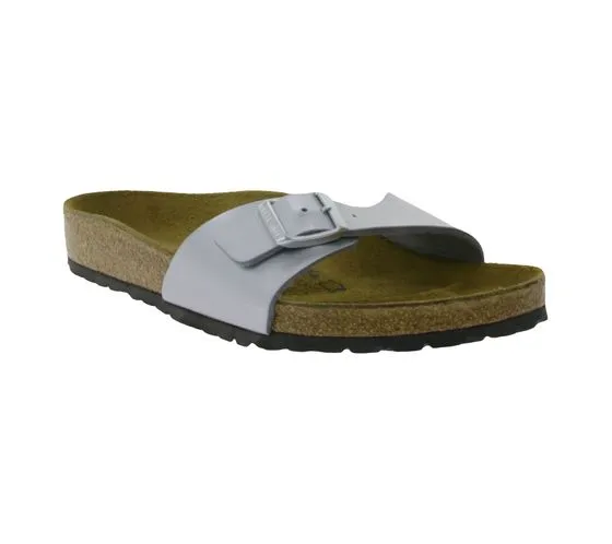 BIRKENSTOCK Mules Madrid Made in Germany sandale largeur normale 0040411 argent