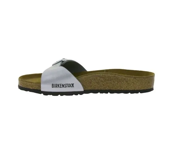 BIRKENSTOCK Mules Madrid Made in Germany sandale largeur normale 0040411 argent