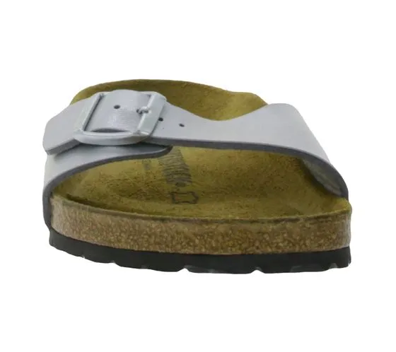 BIRKENSTOCK Mules Madrid Made in Germany sandale largeur normale 0040411 argent