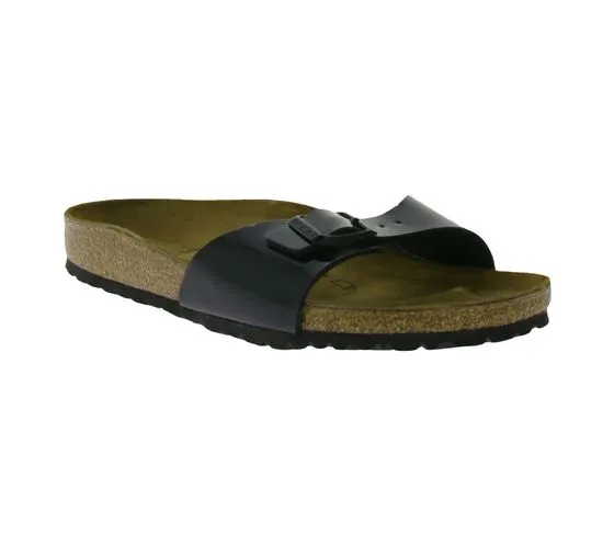 BIRKENSTOCK Mules Madrid Made in Germany sandale largeur étroite 0040303 noir