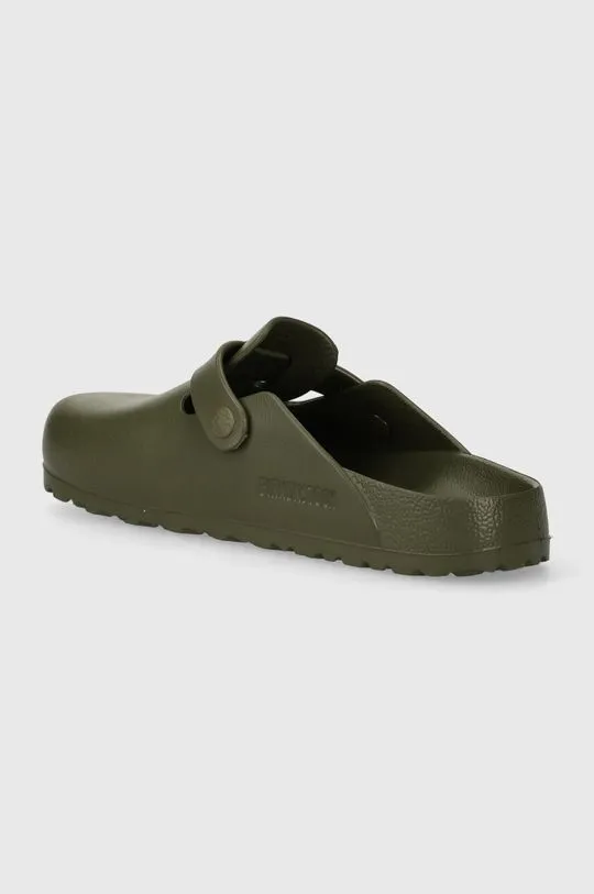 Birkenstock sliders Boston Eva women's green color 1026238