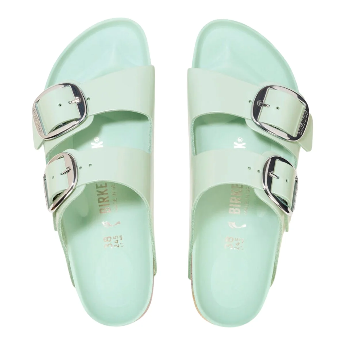 Birkenstock Women's Arizona Big Buckle High Shine Surf Green