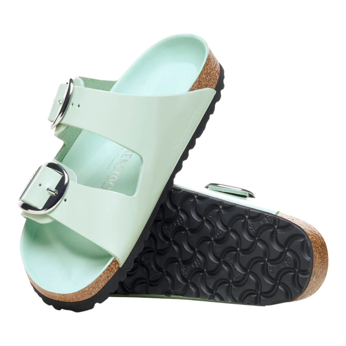 Birkenstock Women's Arizona Big Buckle High Shine Surf Green