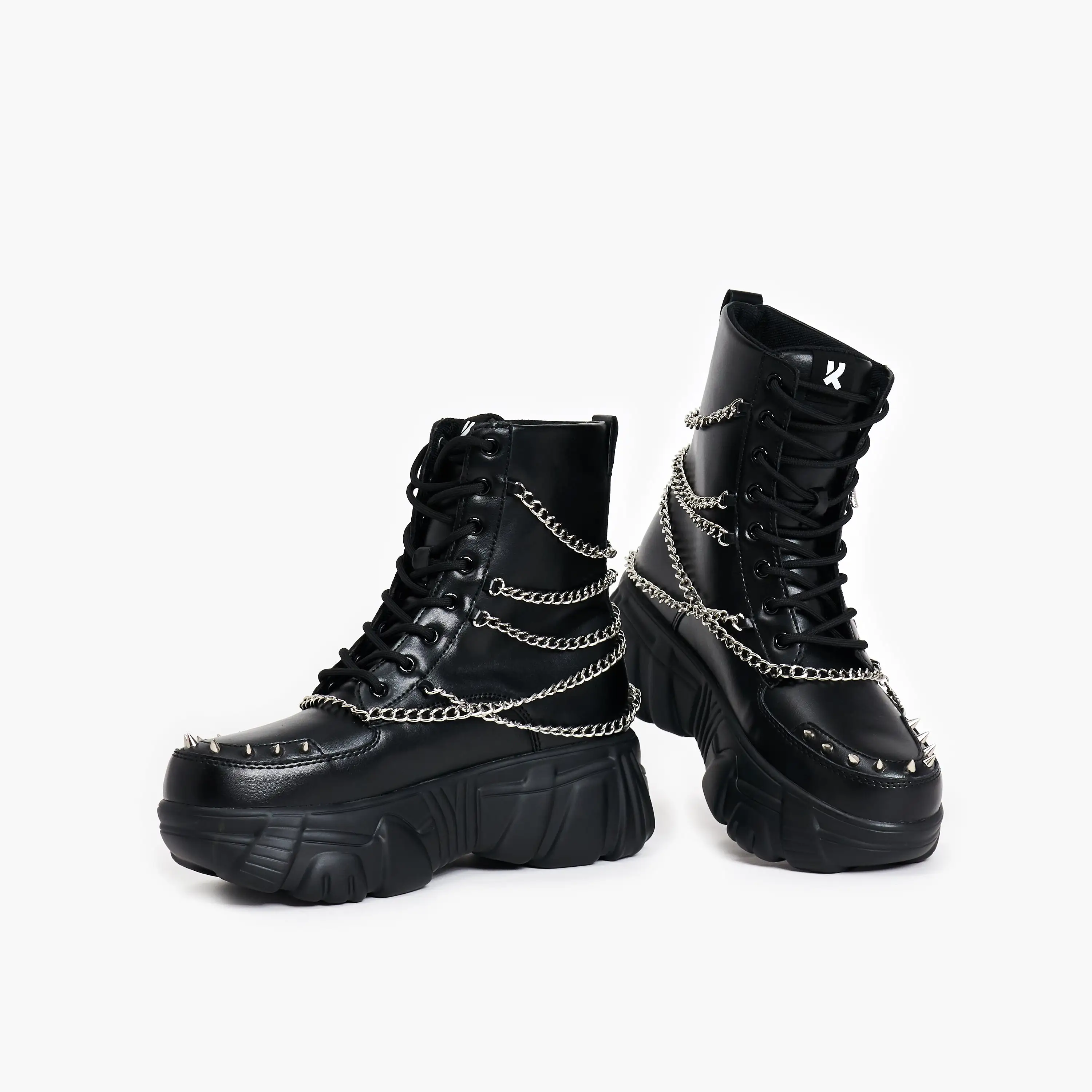 Boned Catch Black Mystic Charm Boots