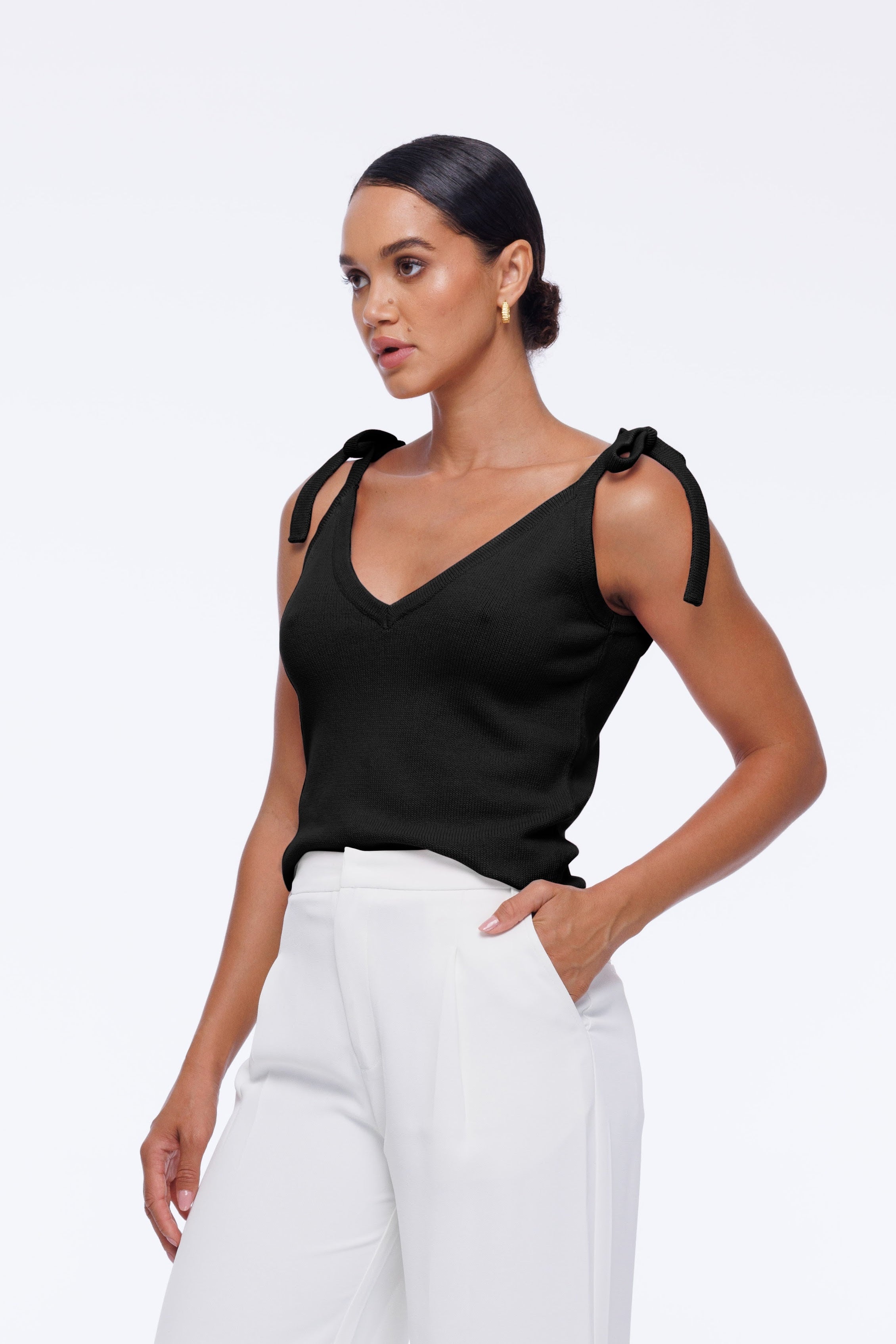 Bow Top - Black