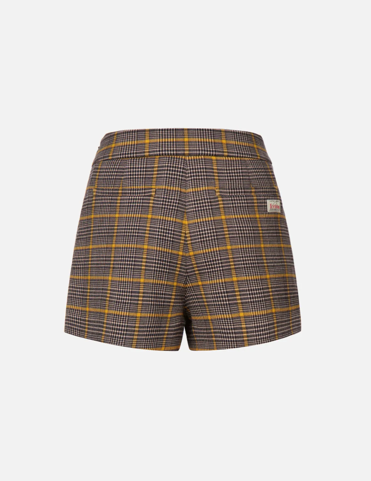 Checked Flare Shorts