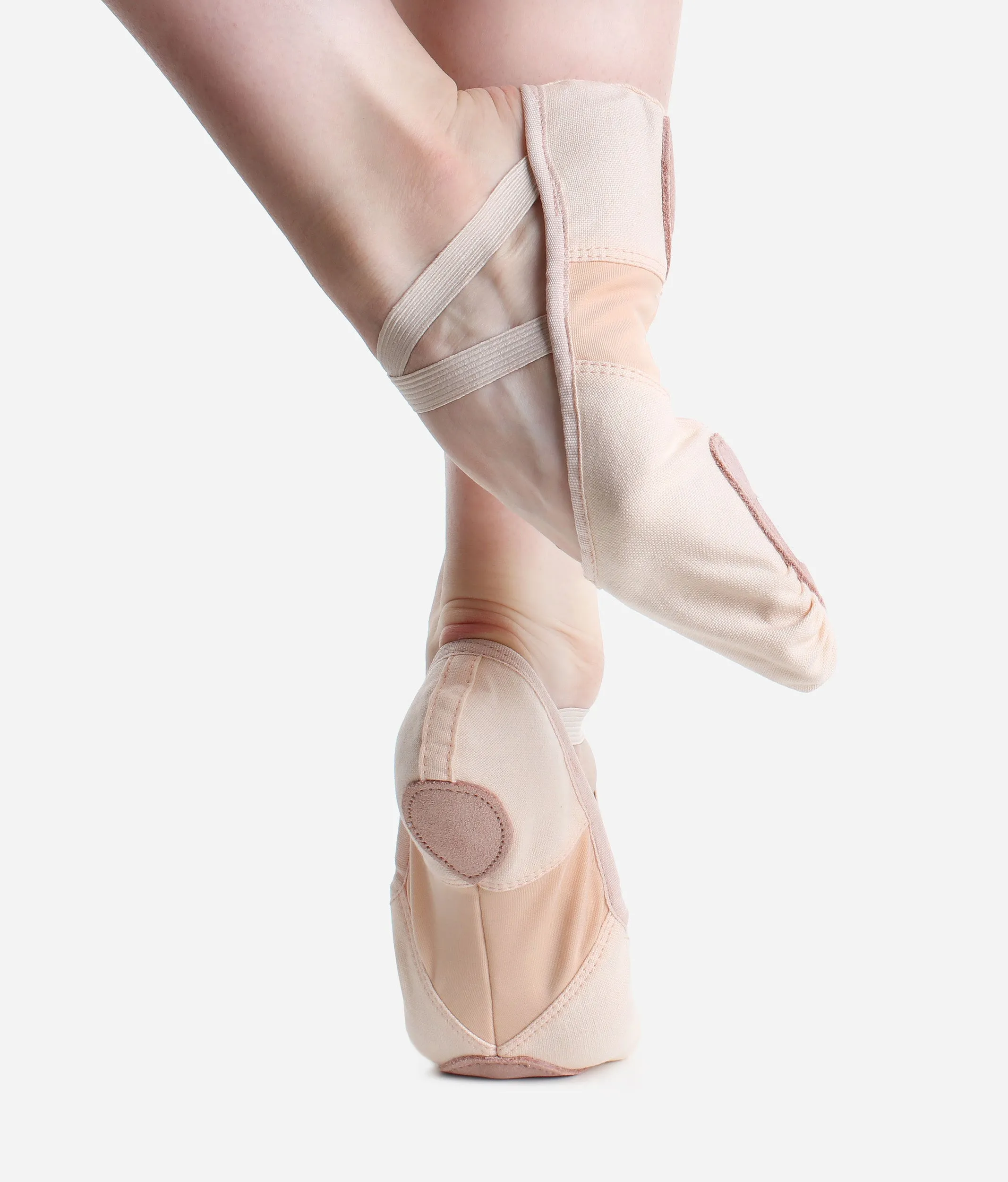 Child's Split-Sole Canvas Ballet Shoes - BAE13