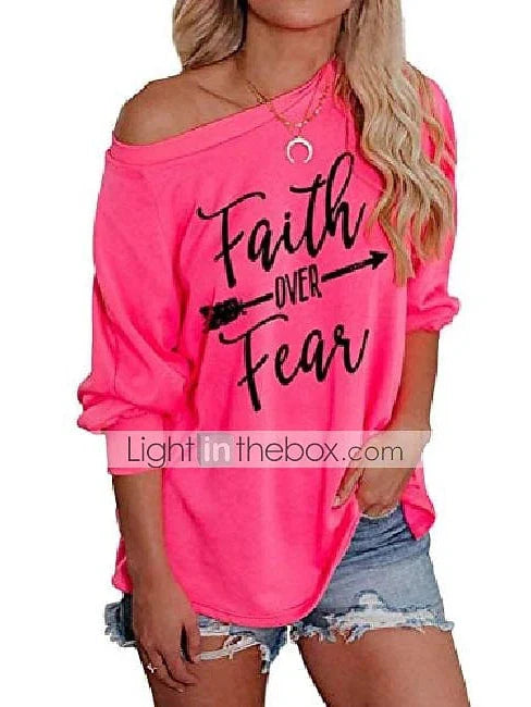 Christian Faith Empowerment Long Sleeve Sweatshirt