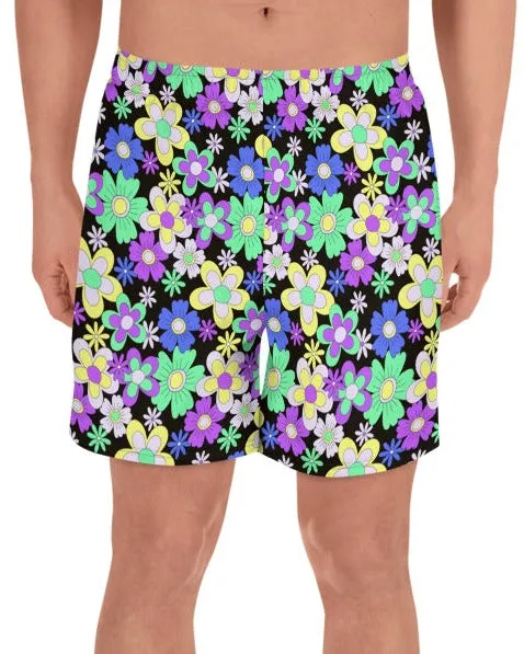 Crazy Daisy Athletic Shorts