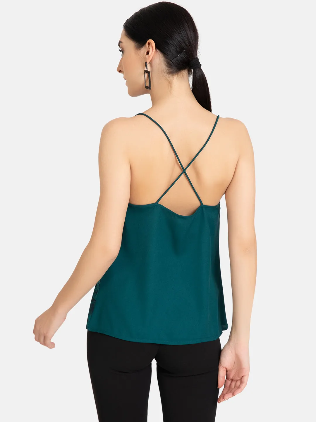 Cross Back Detail Singlet Top