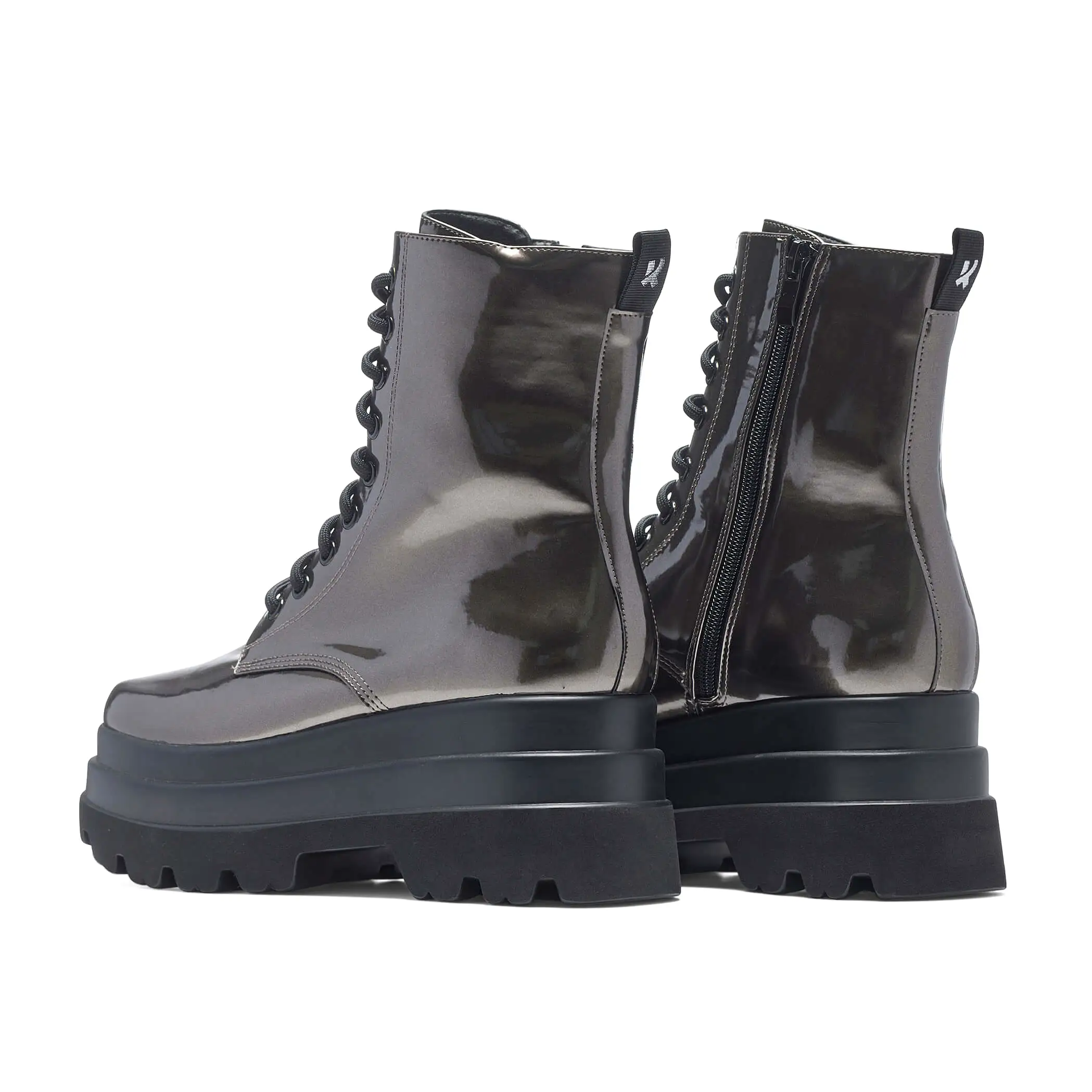 Deathwatch Trident Platform Boots - Static Grey