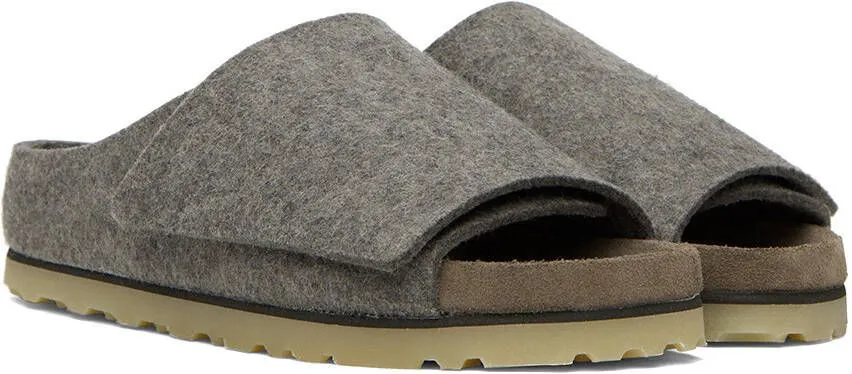 Fear of God Gray Birkenstock Edition Los Feliz Felt Sandals