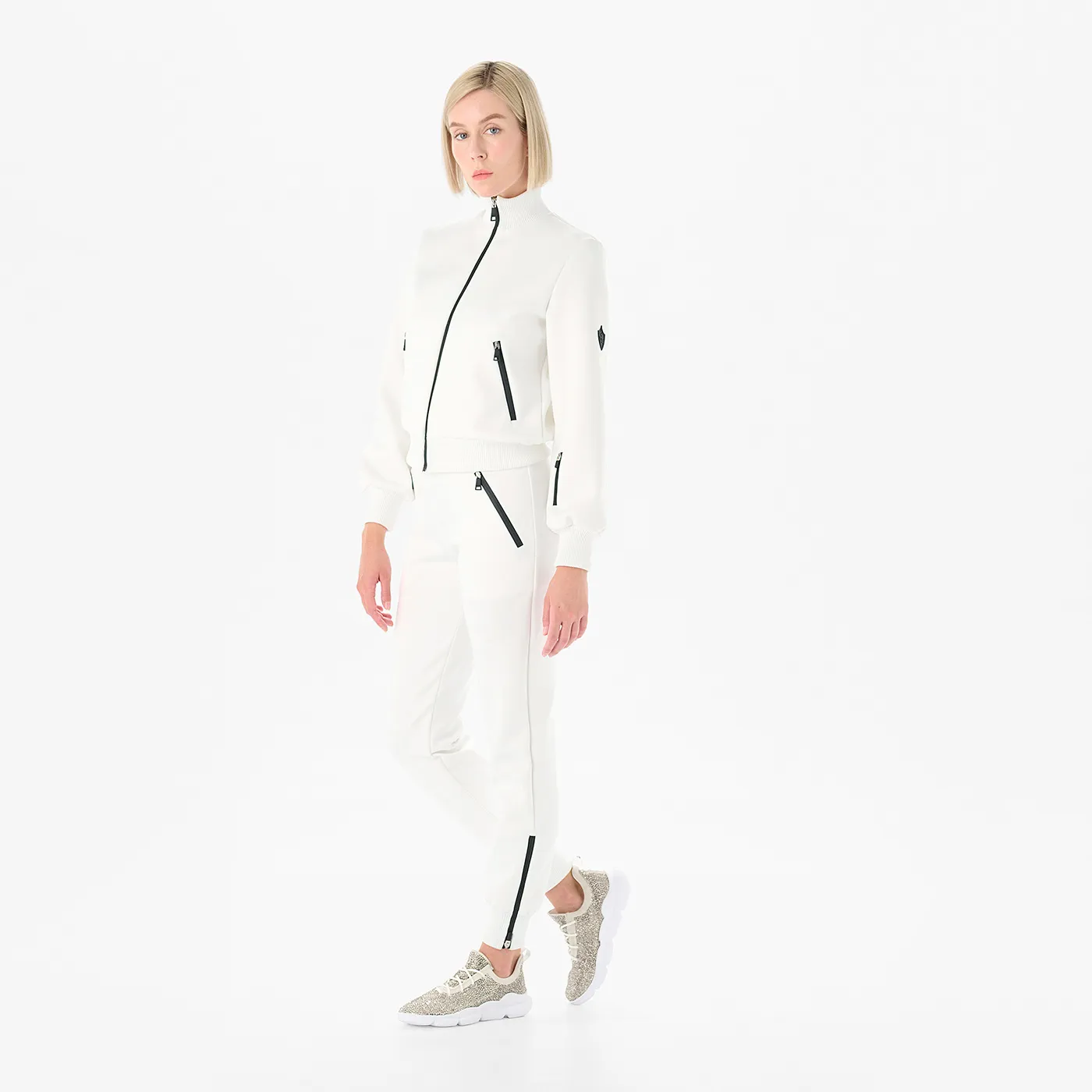 Ginza White Stretch Sport Pant