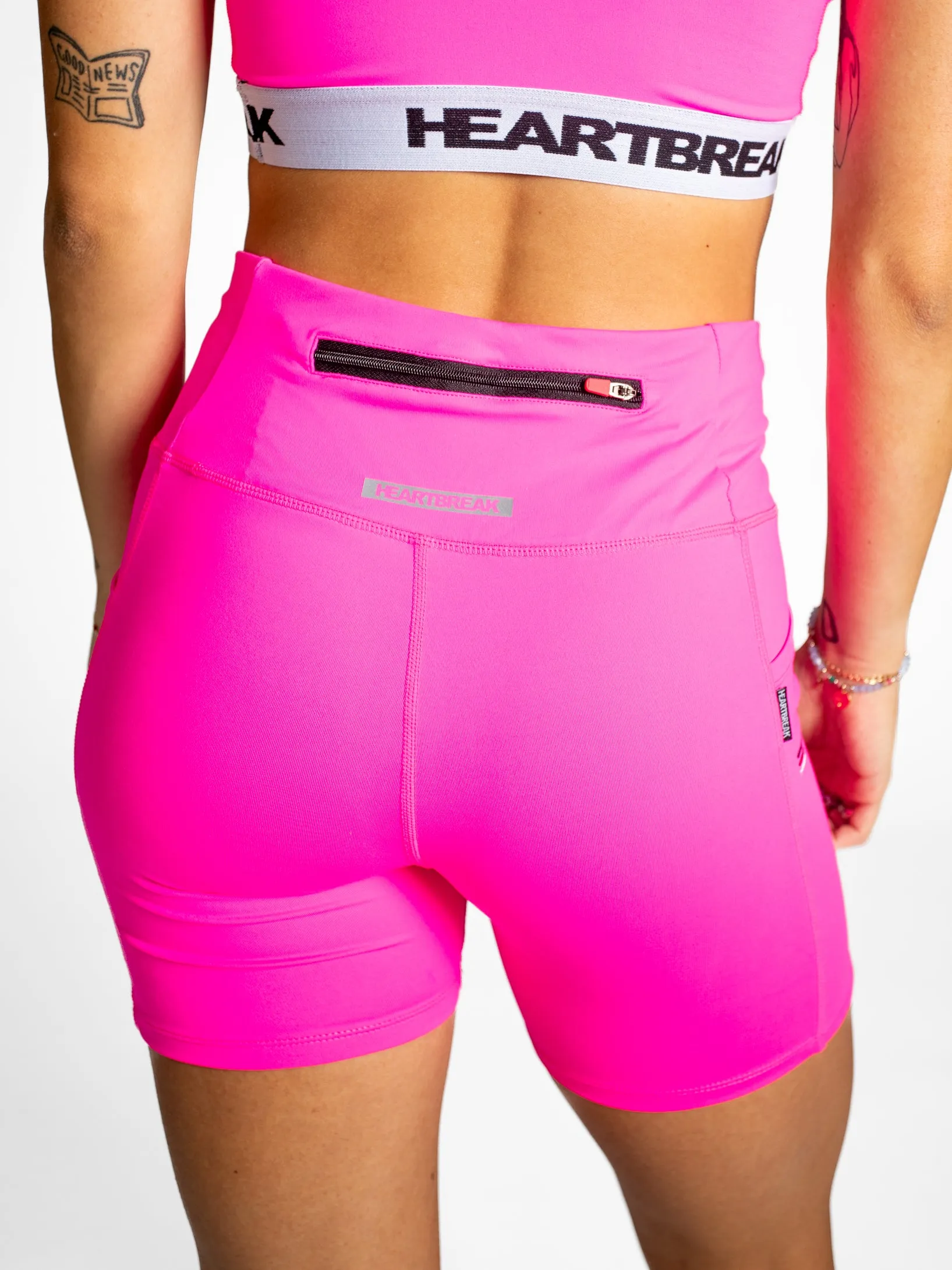 Heartbreak Women's Triple Pocket 5 Running Shorts