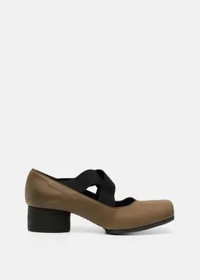 High Ballet Shoes - DARK OLIVE/BLACK