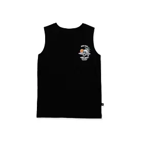 HS Surf Time Muscle Tee - Black