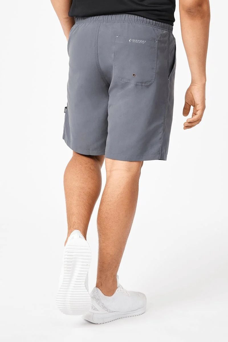 INSPORT MEN'S MIAMI GREY/ZINC RUNNING SHORTS