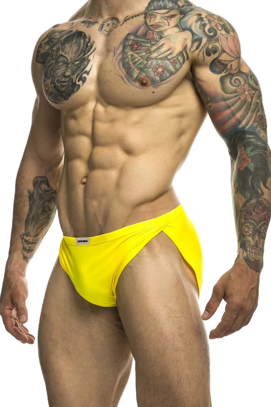 JUSTIN+SIMON XSJ09 Running Shorts Color Yellow