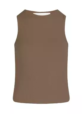 La Rouge Lisa Singlet Top - Brown