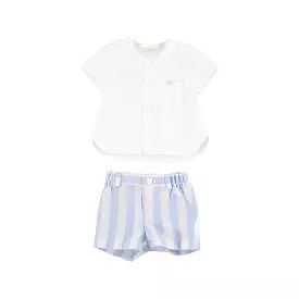 Mayoral Baby Shorts and T-Shirt Set_ Bluebell 1213-15