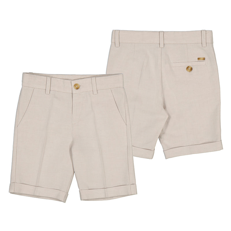 Mayoral Mini Linen Bermuda Shorts _ 3267