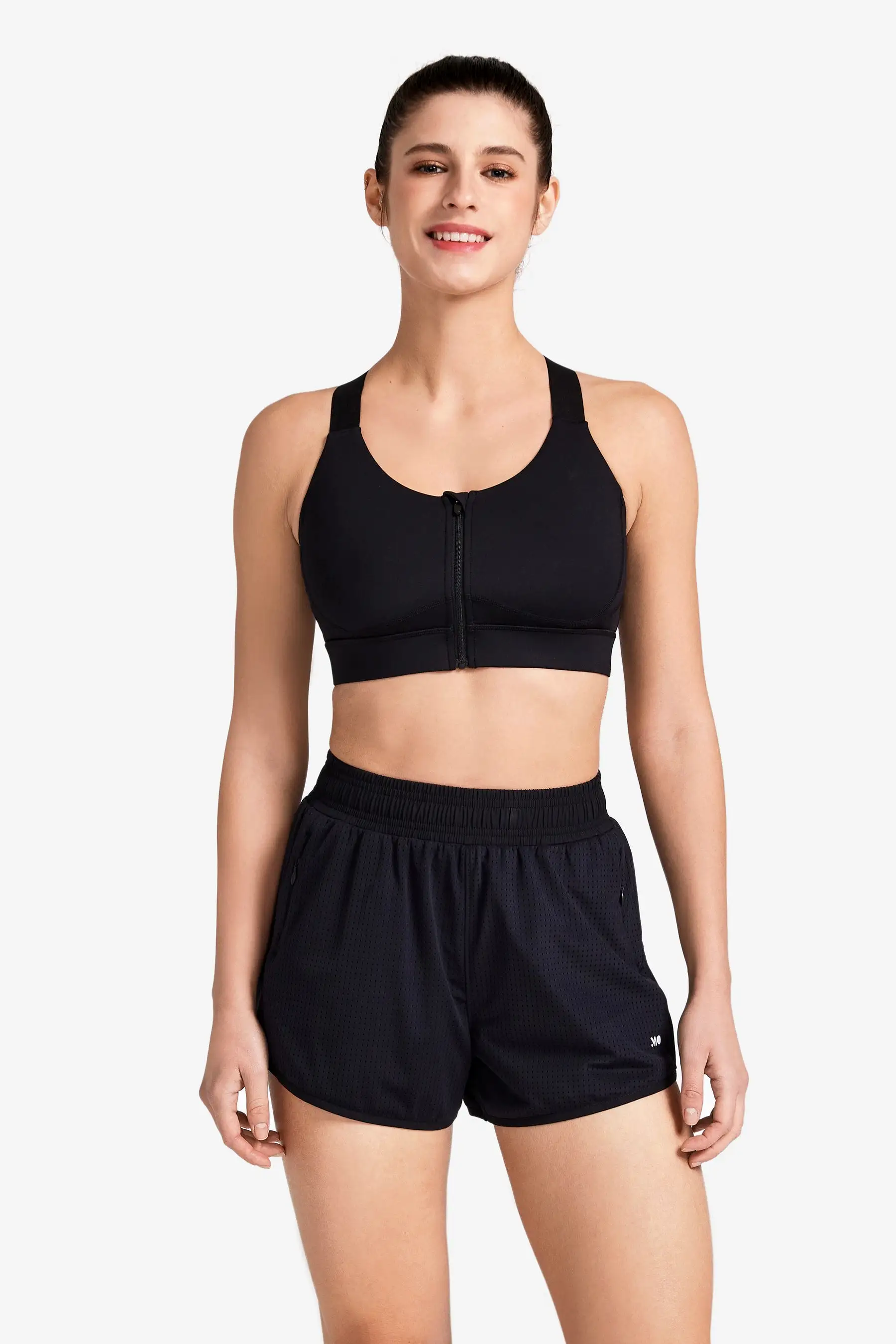 Medium Support Front-Zip Sport Bra