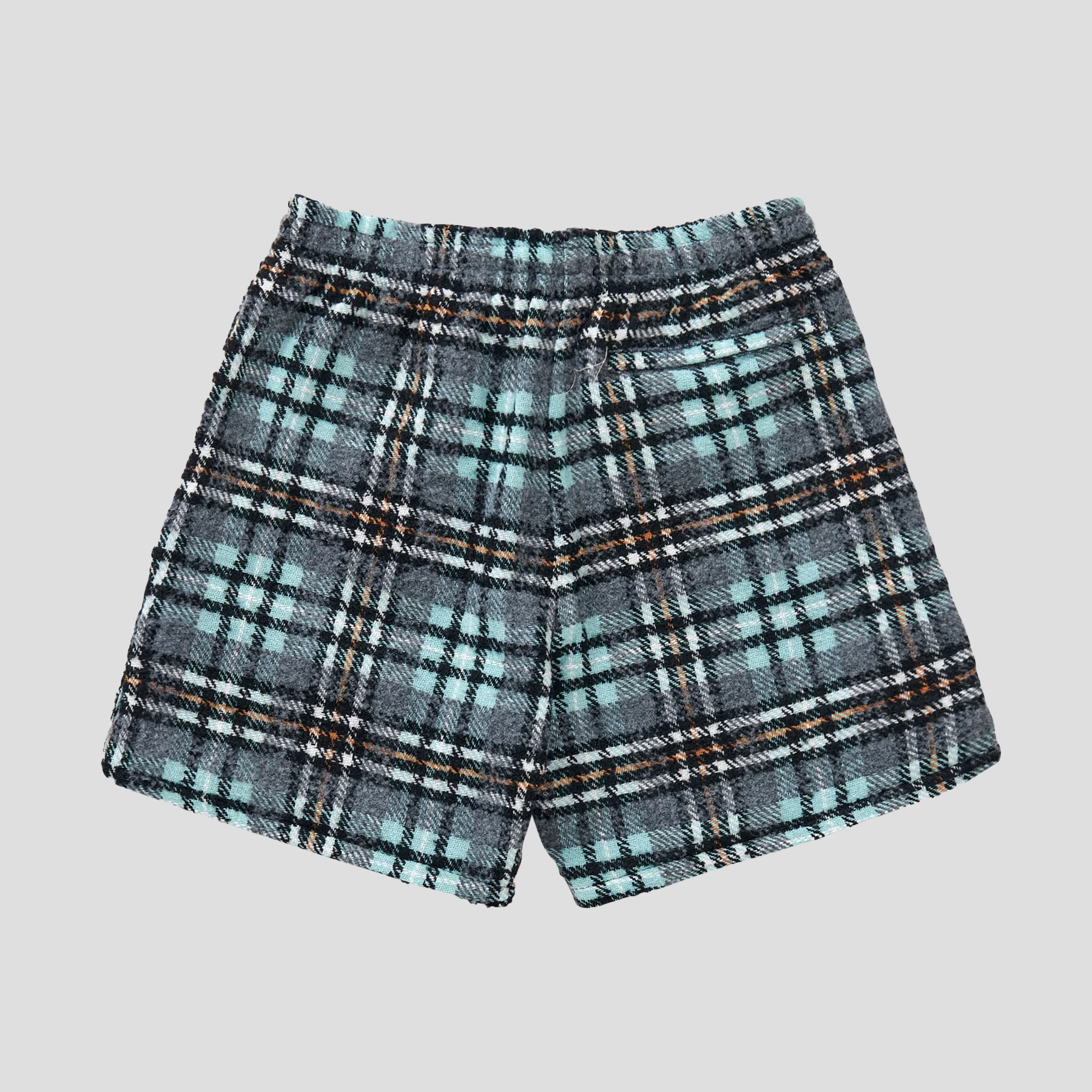 MEMORY LOSS WOVEN SHORTS MINT PLAID